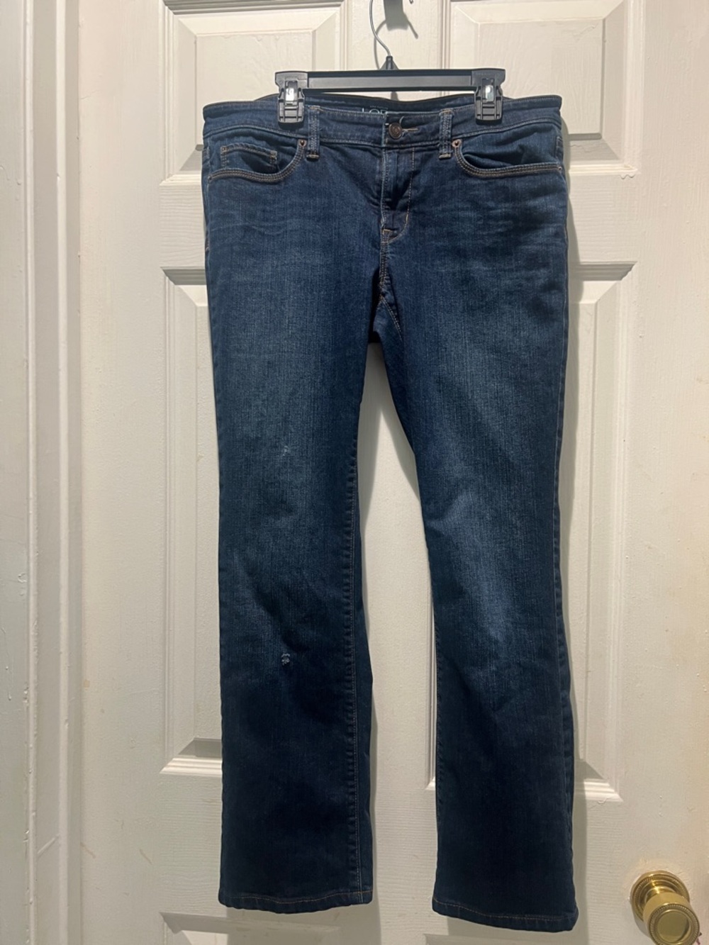 LOFT Women’s Dark Wash Boot-Cut Jeans